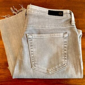 AG the Isabelle high-rise straight crop jeans size 28R